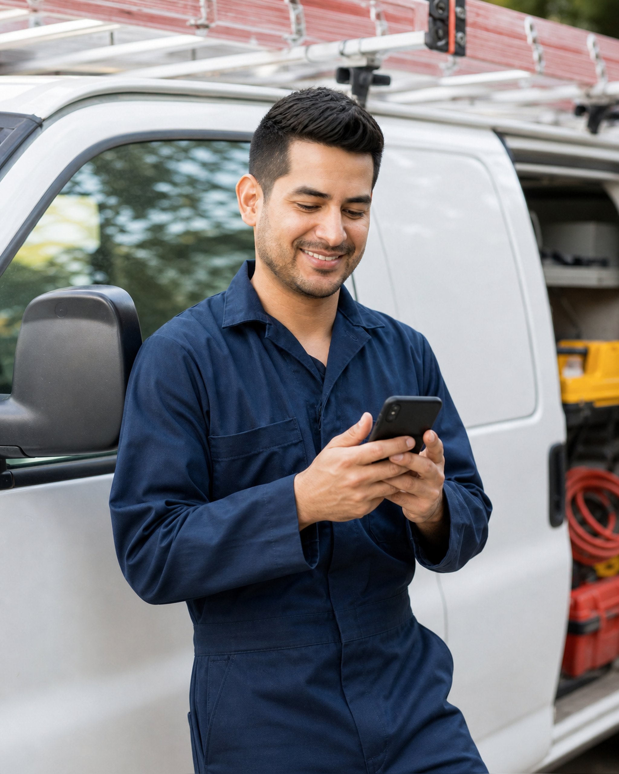 Instalador de aire acondicionado usando el portal con facilidad: si usas WhatsApp, sabes usar esto